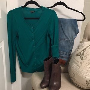 Express Dark Green sweater, Size S